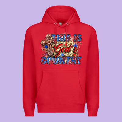 This Is God's Country Premium Hoodie Designed By Zillion Design Studio