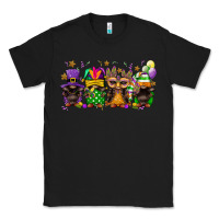 Black mardi gras afro gnomies Classic Tee - FaDigitalArtStudio