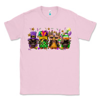 Bubblegum Pink mardi gras afro gnomies Classic Tee - FaDigitalArtStudio