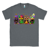 Charcoal Heather mardi gras afro gnomies Classic Tee - FaDigitalArtStudio