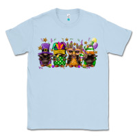 Dusty Blue mardi gras afro gnomies Classic Tee - FaDigitalArtStudio