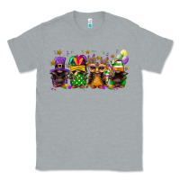 Heather Grey mardi gras afro gnomies Classic Tee - FaDigitalArtStudio