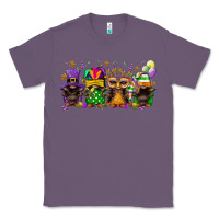 Lavender mardi gras afro gnomies Classic Tee - FaDigitalArtStudio