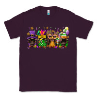 Plum mardi gras afro gnomies Classic Tee - FaDigitalArtStudio