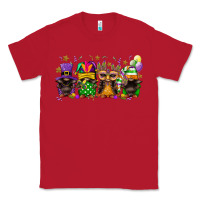 Red mardi gras afro gnomies Classic Tee - FaDigitalArtStudio