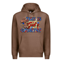 Chestnut this is god's country Premium Hoodie - Zillion Design Studio