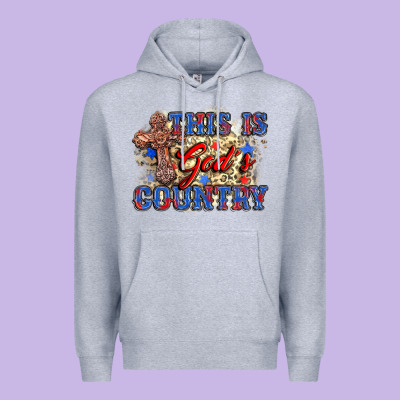 This Is God's Country Premium Hoodie Designed By Zillion Design Studio