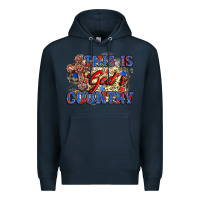 Navy this is god's country Premium Hoodie - Zillion Design Studio