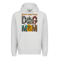 Dove Grey kinda busy being a dog mom Premium Hoodie - texasbilliewilder