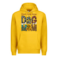 Lemon kinda busy being a dog mom Premium Hoodie - texasbilliewilder