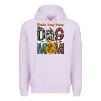 Lilac kinda busy being a dog mom Premium Hoodie - texasbilliewilder
