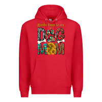 Red kinda busy being a dog mom Premium Hoodie - texasbilliewilder