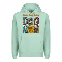 Seafoam kinda busy being a dog mom Premium Hoodie - texasbilliewilder