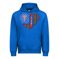 Cobalt 4th of july nurse heart flag Urban Hoodie - texasbilliewilder