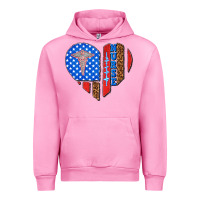 4th Of July Nurse Heart Flag Urban Hoodie | Teevron