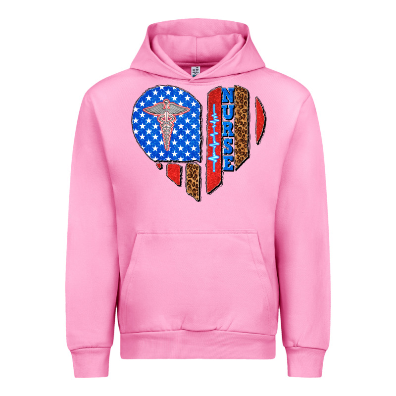 4th Of July Nurse Heart Flag Urban Hoodie by texasbilliewilder | Teevron