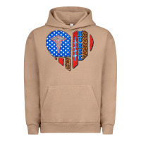 Pigment Burro 4th of july nurse heart flag Urban Hoodie - texasbilliewilder