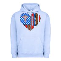Pigment Grape Ice 4th of july nurse heart flag Urban Hoodie - texasbilliewilder