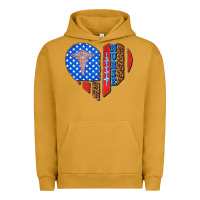 Pigment Peanut Butter 4th of july nurse heart flag Urban Hoodie - texasbilliewilder