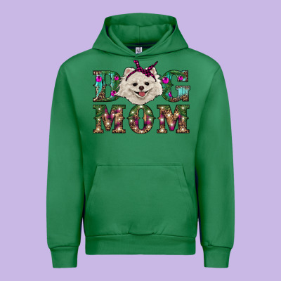 Christmas Dog Mom Pomeranian Urban Hoodie Designed By Ranaportraitstore