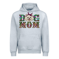 Heather Grey Christmas dog mom Pomeranian Urban Hoodie - RanaPortraitStore