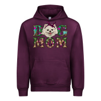 Mauve Wine Christmas dog mom Pomeranian Urban Hoodie - RanaPortraitStore