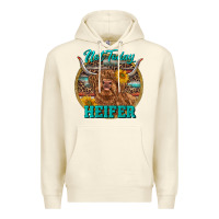 Sandshell Highland Heifer Western Premium Hoodie - RanaPortraitStore