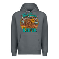 Rock Highland Heifer Western Premium Hoodie - RanaPortraitStore