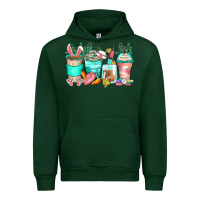 Forest Green easter nurse coffee cups Urban Hoodie - Zillion Design Studio