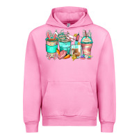 Fuchsia Pink easter nurse coffee cups Urban Hoodie - Zillion Design Studio