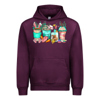 Mauve Wine easter nurse coffee cups Urban Hoodie - Zillion Design Studio