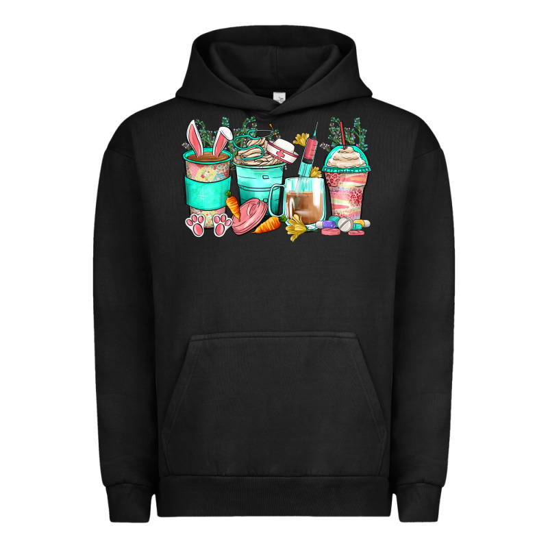 Easter Nurse Coffee Cups Urban Hoodie by Zillion Design Studio | Teevron