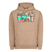 Pigment Burro easter nurse coffee cups Urban Hoodie - Zillion Design Studio