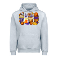 Heather Grey basketball coffee cups Urban Hoodie - Zillion Design Studio