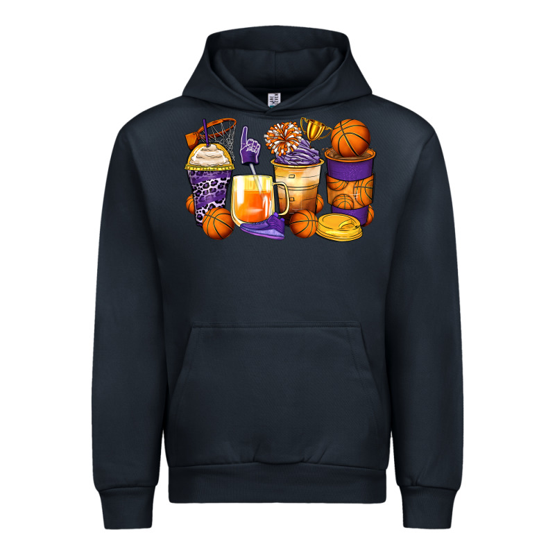 Basketball Coffee Cups Urban Hoodie by Zillion Design Studio | Teevron