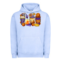 Pigment Grape Ice basketball coffee cups Urban Hoodie - Zillion Design Studio