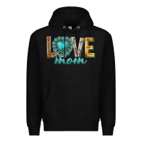 Black love mom western Premium Hoodie - texasbilliewilder