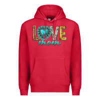 Cardinal love mom western Premium Hoodie - texasbilliewilder