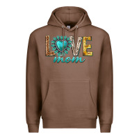 Chestnut love mom western Premium Hoodie - texasbilliewilder