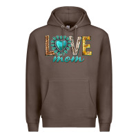 Coffee love mom western Premium Hoodie - texasbilliewilder