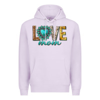 Lilac love mom western Premium Hoodie - texasbilliewilder