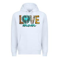 White love mom western Premium Hoodie - texasbilliewilder