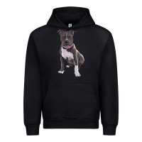 Black pitbull Urban Hoodie - RanaPortraitStore