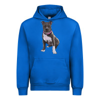 Cobalt pitbull Urban Hoodie - RanaPortraitStore