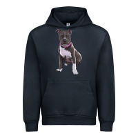 Navy pitbull Urban Hoodie - RanaPortraitStore