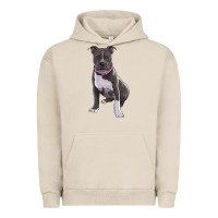 Pigment French Oak pitbull Urban Hoodie - RanaPortraitStore