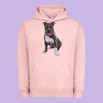 Pitbull Urban Hoodie Designed By Ranaportraitstore