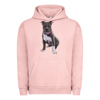 Pigment Salmon pitbull Urban Hoodie - RanaPortraitStore