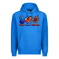 True Royal peace love america Premium Hoodie - Zillion Design Studio