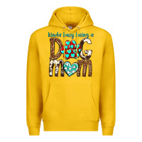 Lemon kinda busy being a dog mom Premium Hoodie - texasbilliewilder
